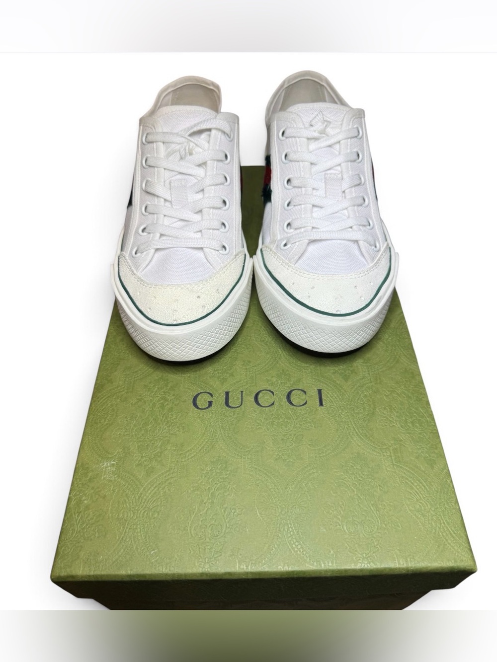 GUCCI Tennis 1977 Canvas Low-Top Sneakers